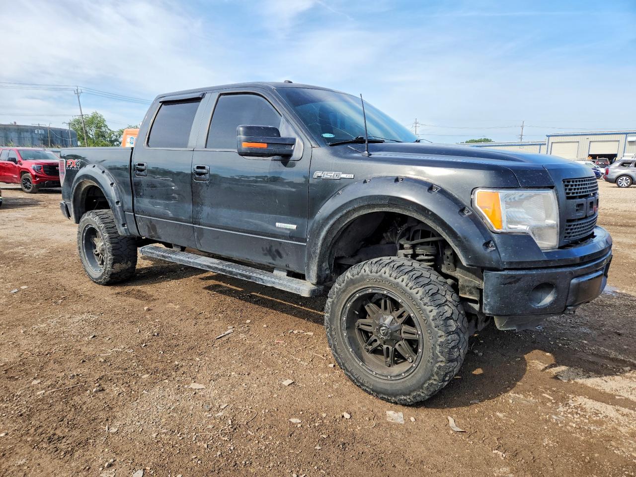 2012 Ford F150 Supercrew Black vin: 1FTFW1ET8CKE29400