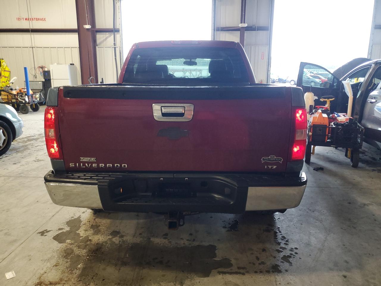 2008 Chevrolet Silverado K1500 Красный vin: 3GCEK13338G274392