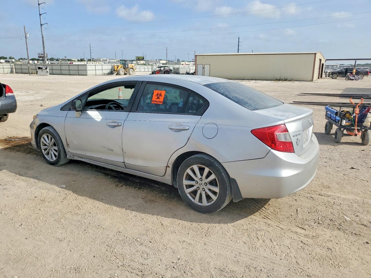 2012 Honda Civic Ex Silver vin: 2HGFB2F82CH588000
