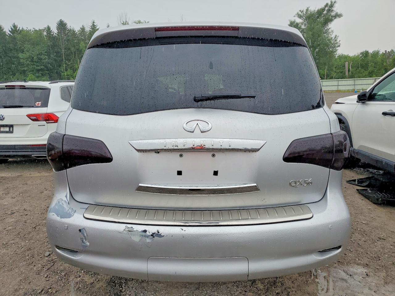 2011 Infiniti Qx56 Base Silver vin: JN8AZ2ND8B9701521