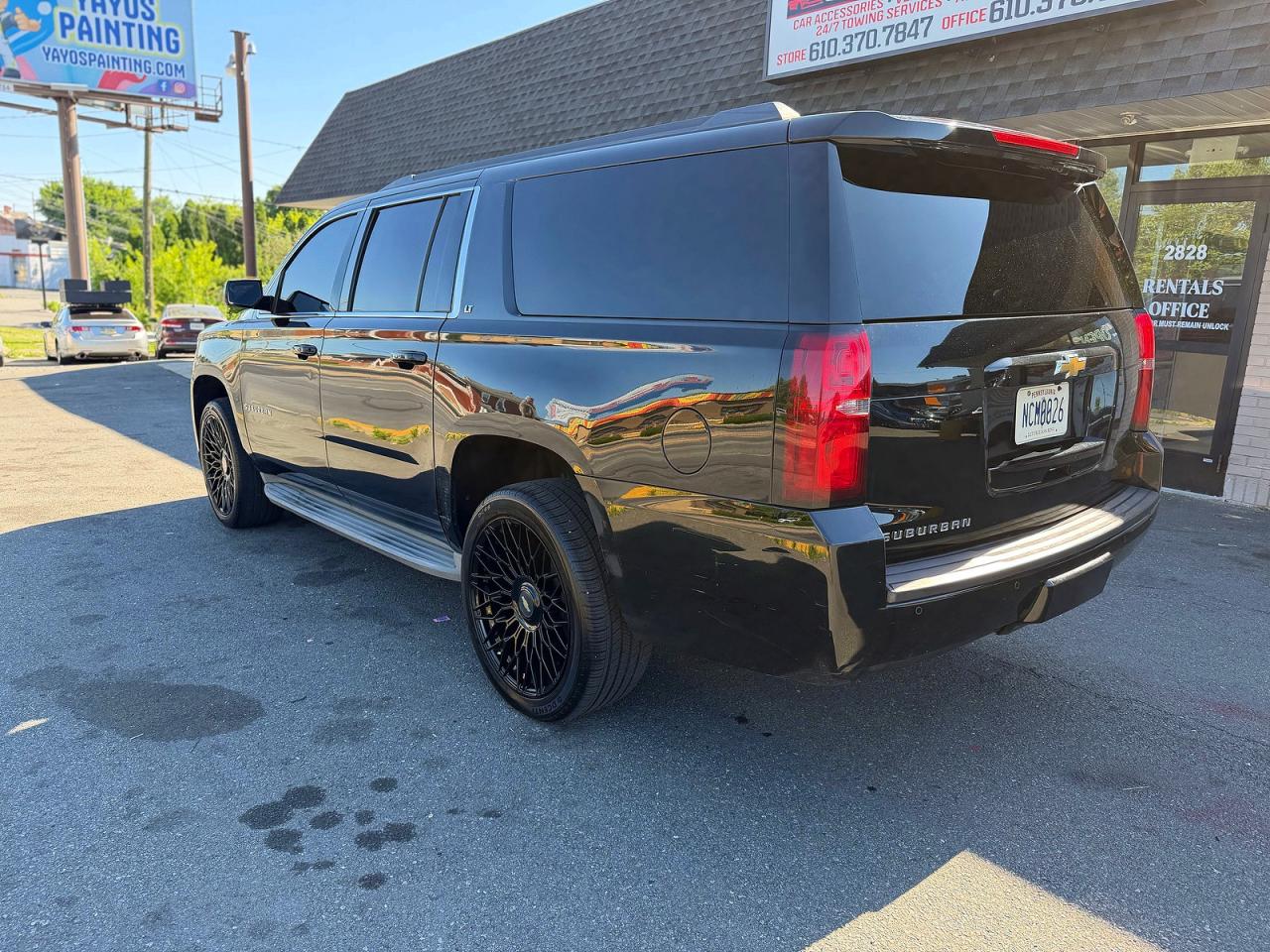 2015 Chevrolet Suburban K1500 Lt Черный vin: 1GNSKJKCXFR193284