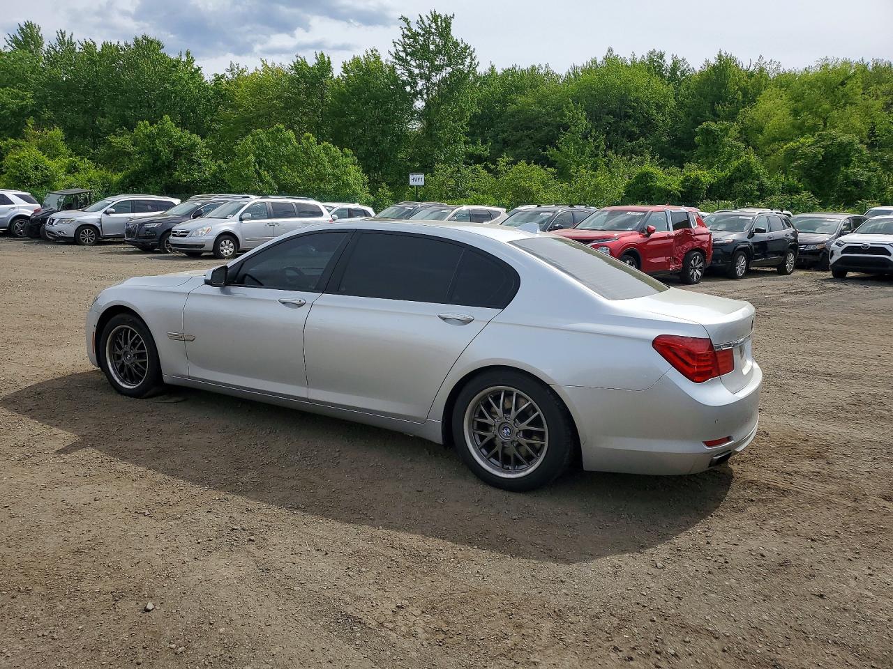 2012 Bmw 740 Li Silver vin: WBAKB4C55CC576135