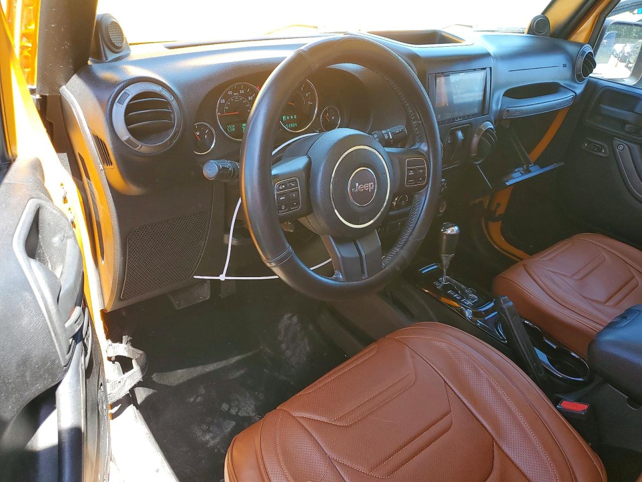 2012 Jeep Wrangler Sport Yellow vin: 1C4GJWAG6CL213998