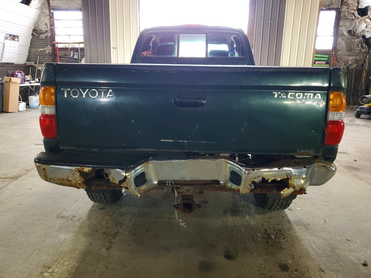2001 Toyota Tacoma Xtracab Green vin: 5TEWN72N21Z769372
