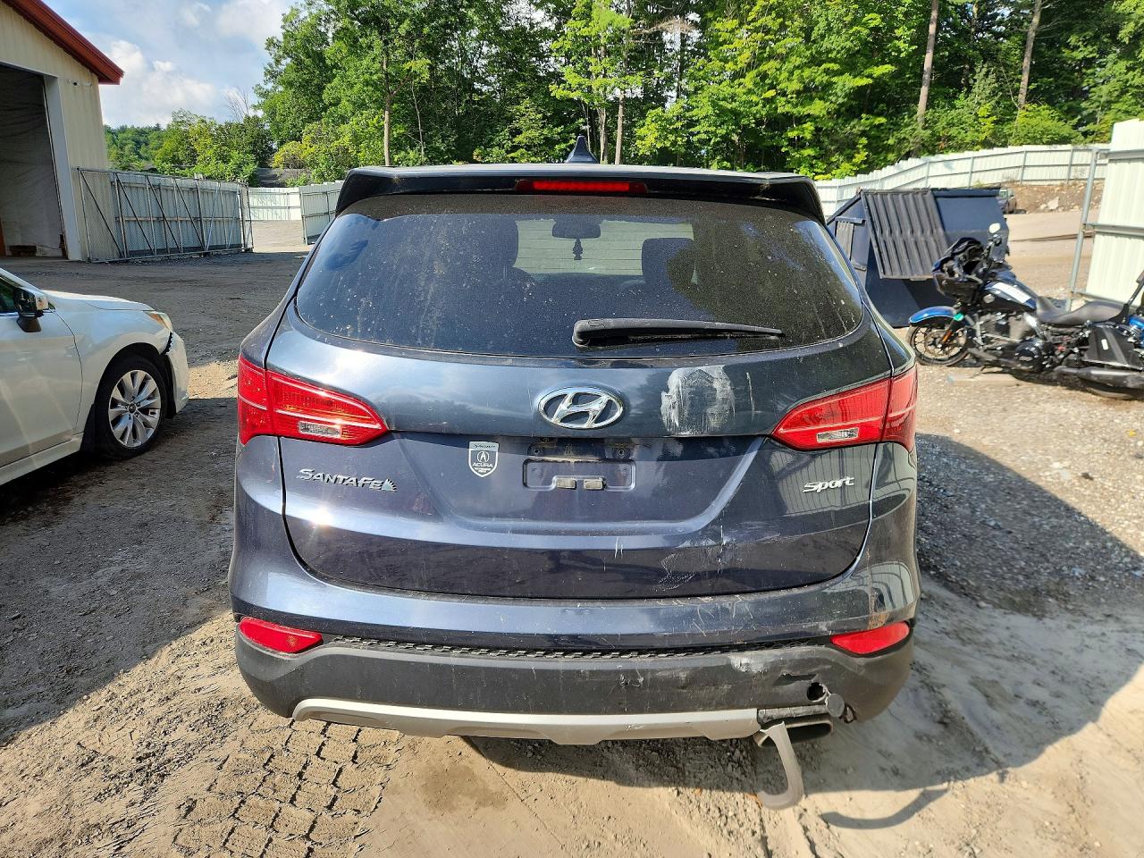 2013 Hyundai Santa Fe Sport 2.4l Gray vin: 5XYZU3LB9DG096737