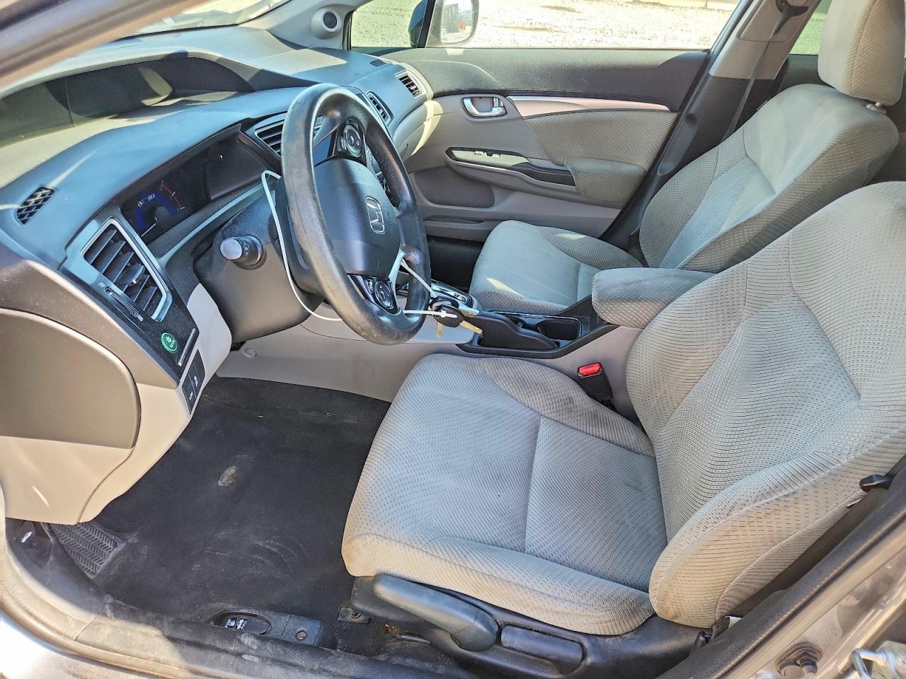 2013 Honda Civic Hybrid Серый vin: 19XFB4F26DE000926