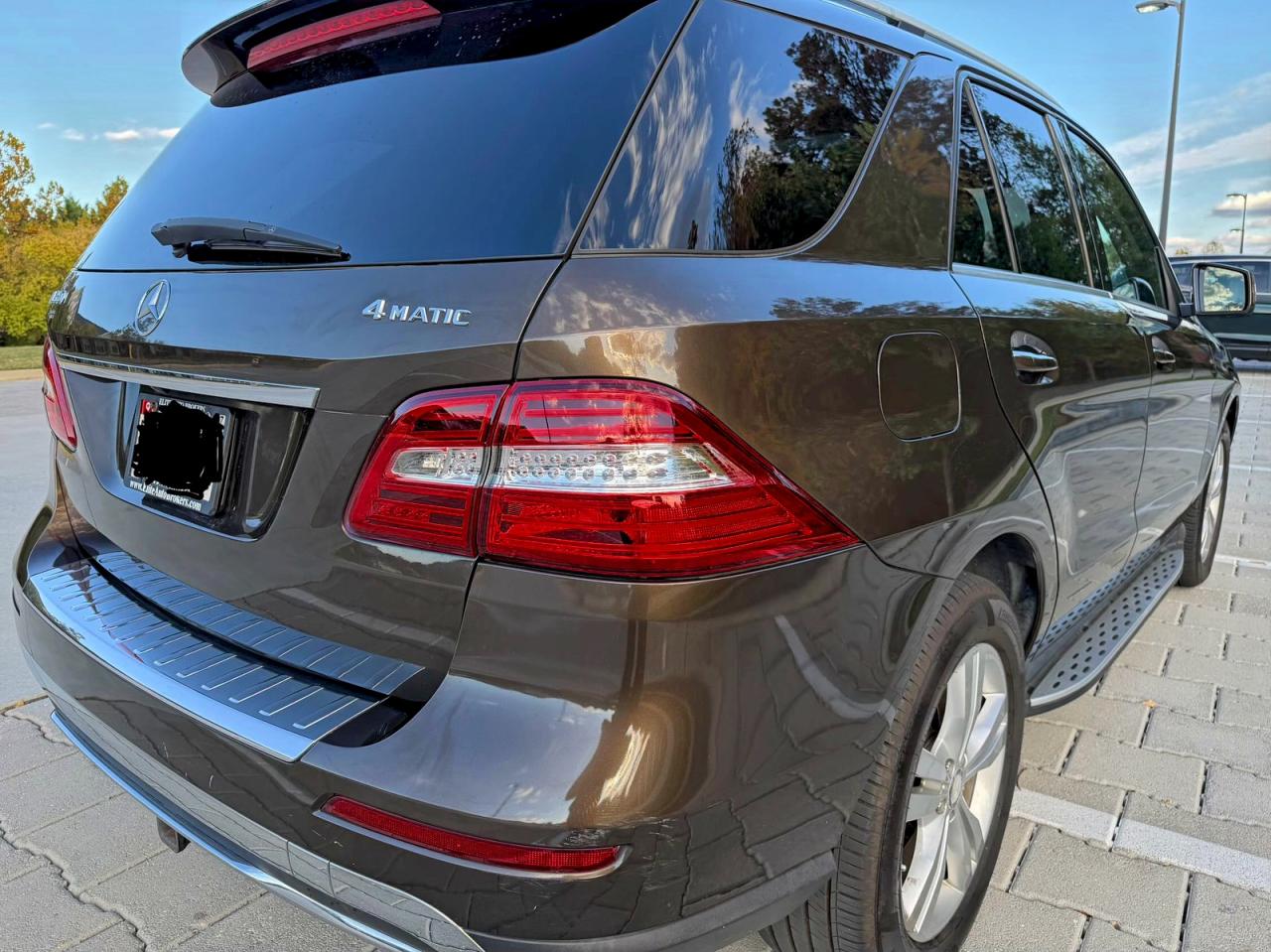 2012 Mercedes-benz Ml 350 4matic Brown vin: 4JGDA5HB2CA026708