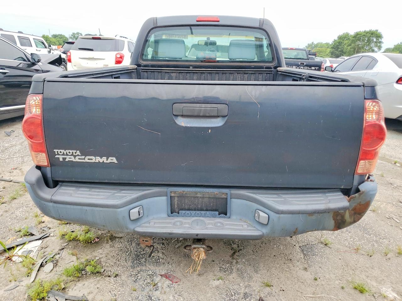 2007 Toyota Tacoma Base Black vin: 5TENX22N87Z435834