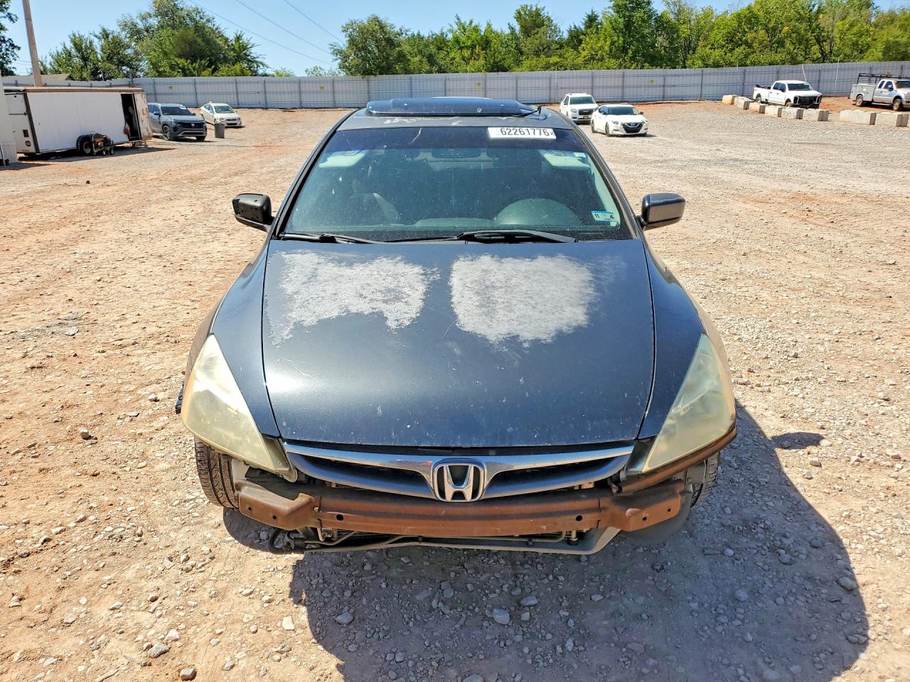 2007 Honda Accord Ex Gray vin: 1HGCM66507A100399