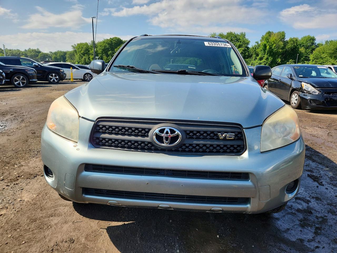 2008 Toyota Rav4 Base Gray vin: JTMBK33V886036944