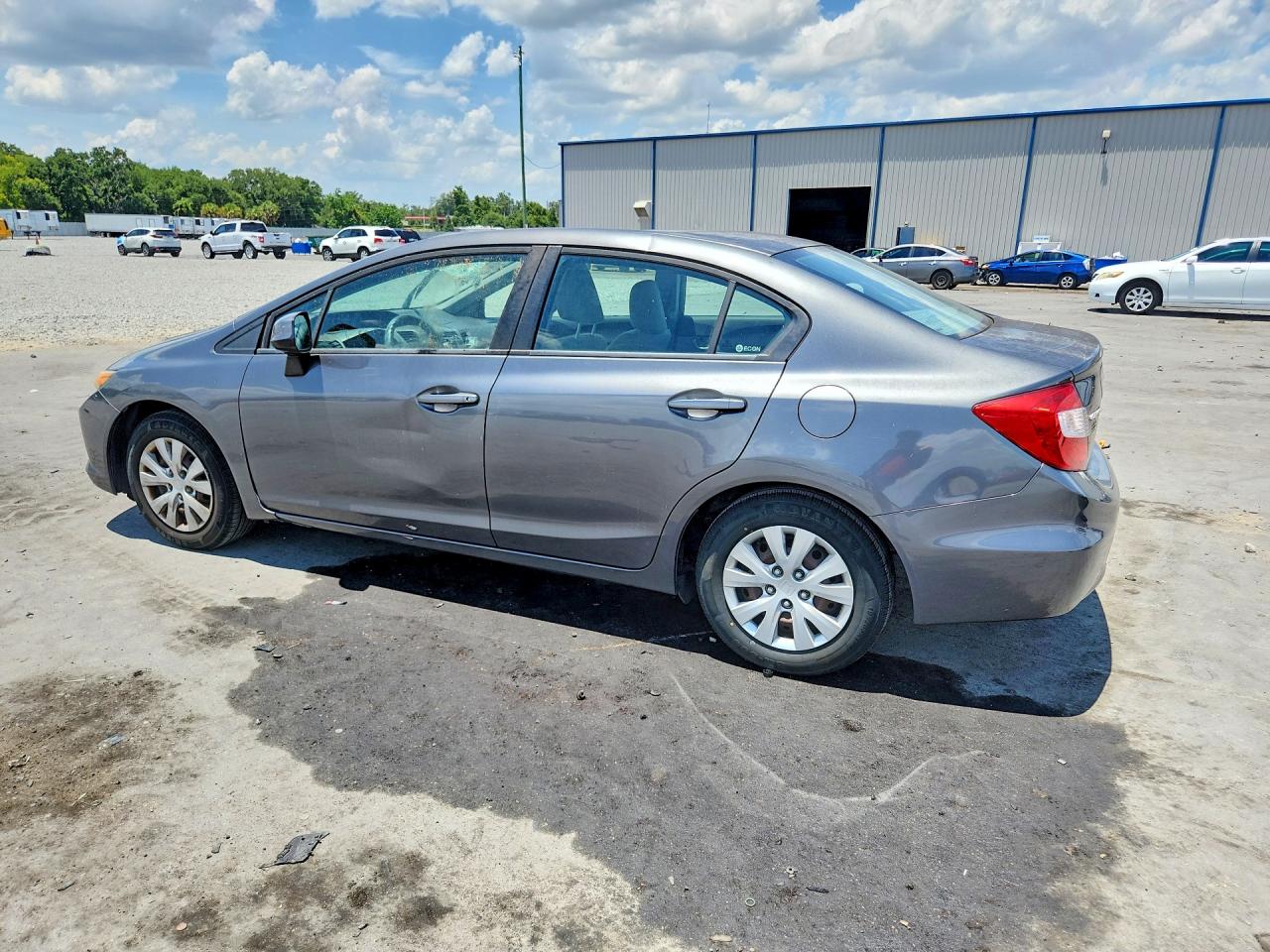 2012 Honda Civic Lx Серебряный vin: 19XFB2F5XCE314432