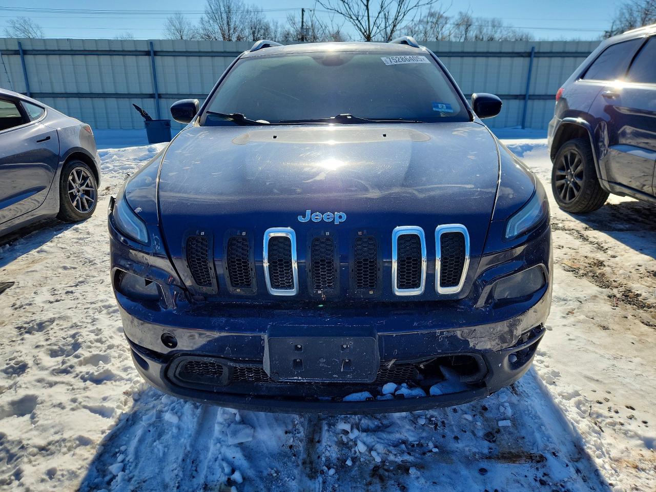 2014 Jeep Cherokee Latitude Blue vin: 1C4PJMCB9EW192460