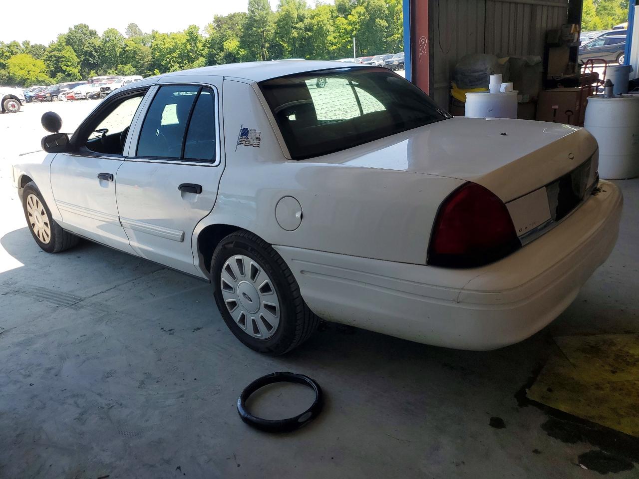 2011 Ford Crown Victoria Police Interceptor White vin: 2FABP7BV4BX166621