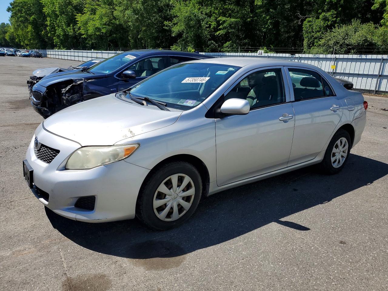 2009 Toyota Corolla Le Silver vin: 1NXBU40E79Z066322