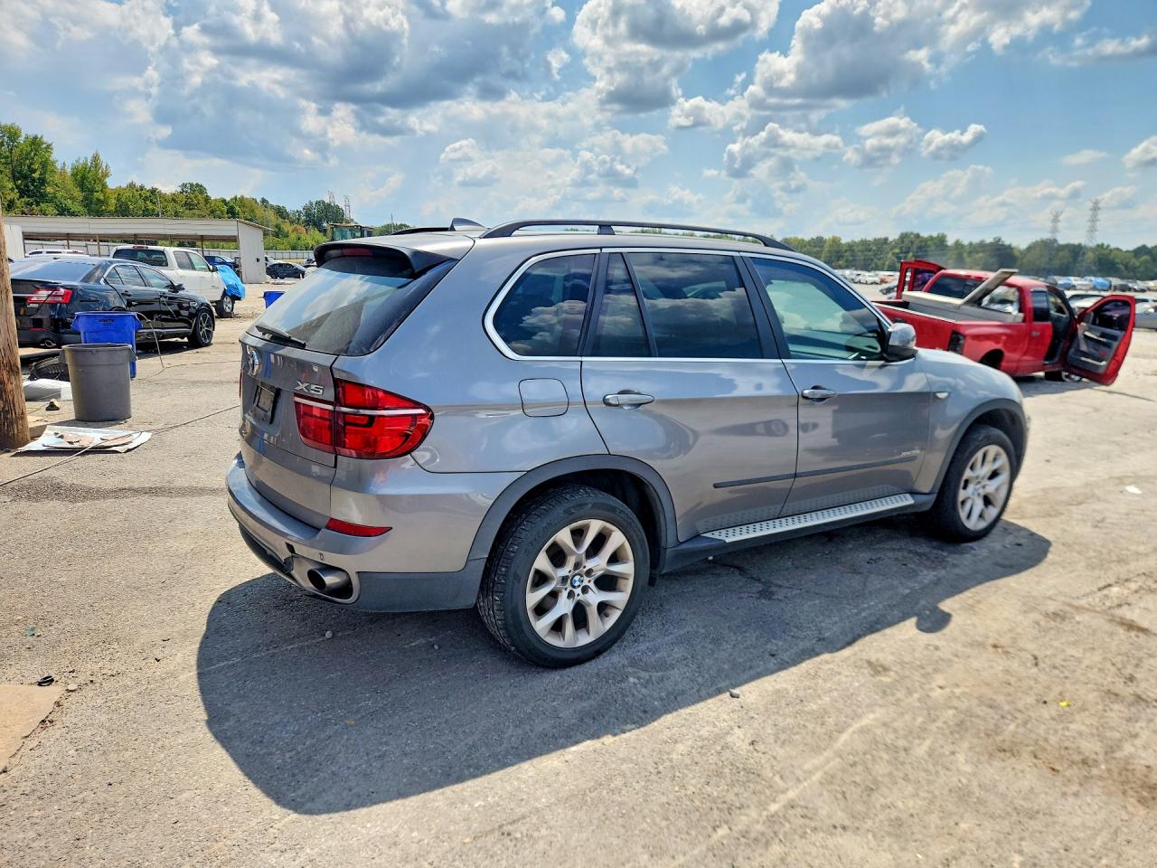 2013 Bmw X5 Xdrive35i Gray vin: 5UXZV4C55D0B13621