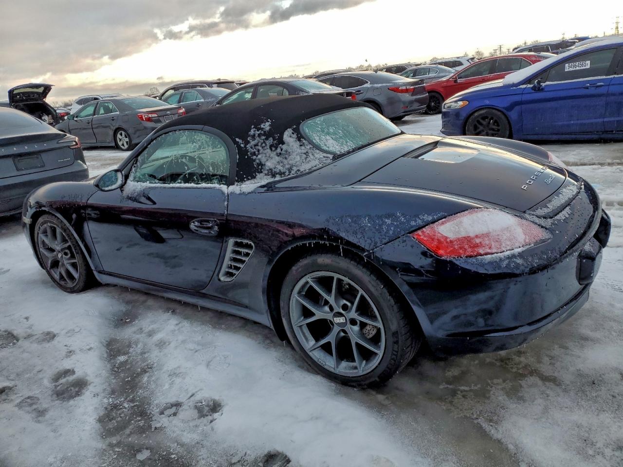2005 Porsche Boxster Синий vin: WP0CA29895S710153