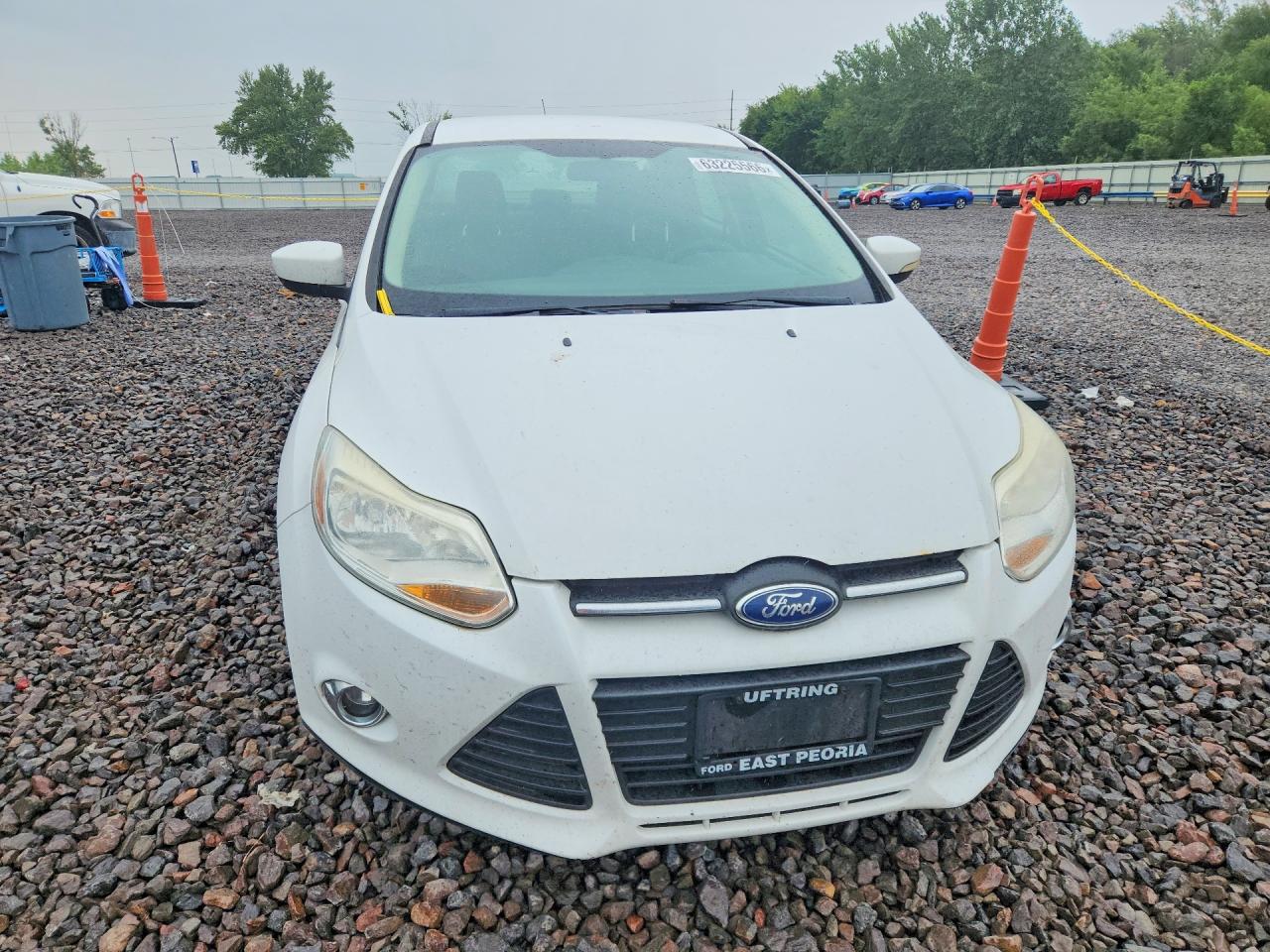 2012 Ford Focus Se White vin: 1FAHP3F21CL289276