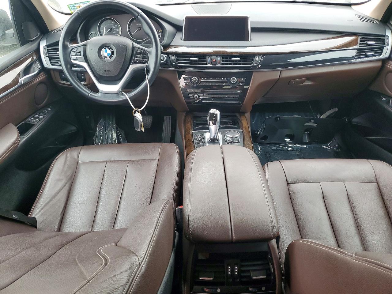 2015 Bmw X5 Xdrive35i White vin: 5UXKR0C55F0K72055