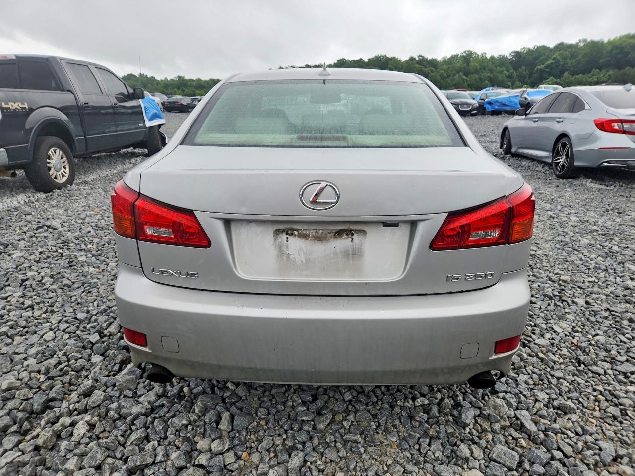 2008 Lexus Is 250 Silver vin: JTHBK262685076407
