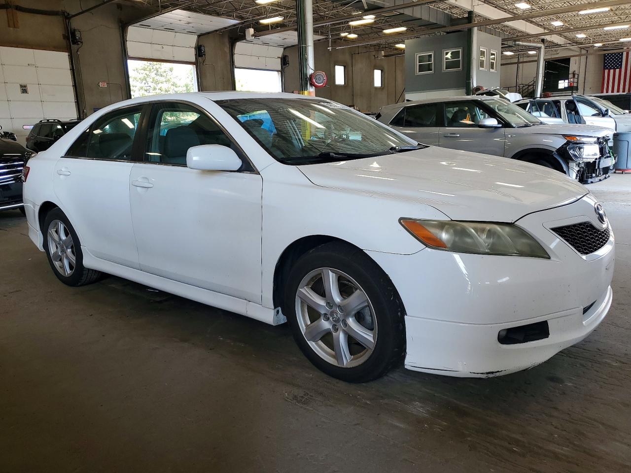 2007 Toyota Camry Se V6 White vin: 4T1BK46K87U544005