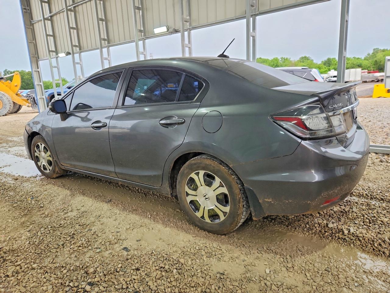 2013 Honda Civic Hybrid Silver vin: 19XFB4F23DE000236