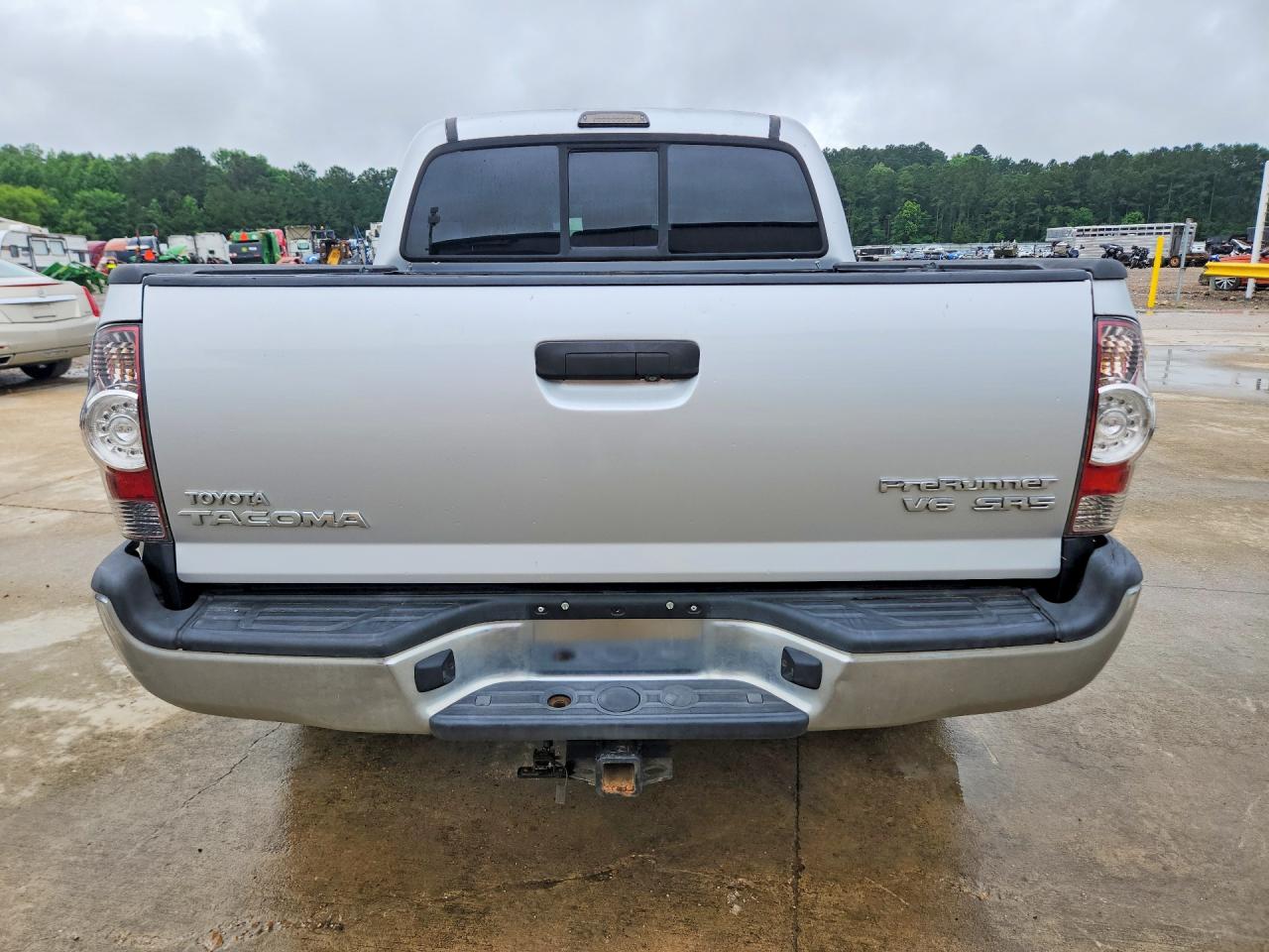 2013 Toyota Tacoma Double Cab Prerunner Silver vin: 5TFJU4GN6DX031610