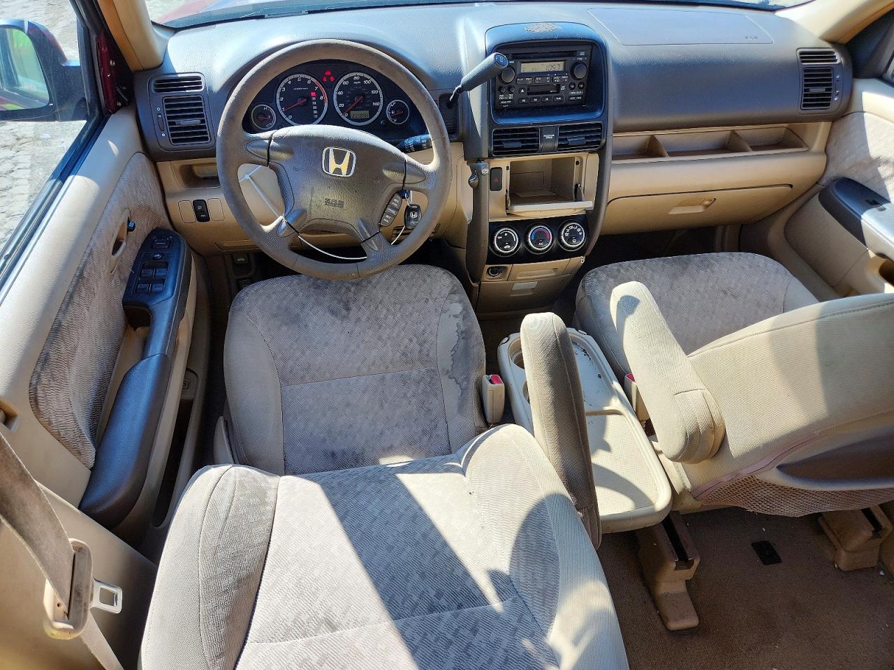 2006 Honda Cr-v Lx Burgundy vin: SHSRD68556U408186