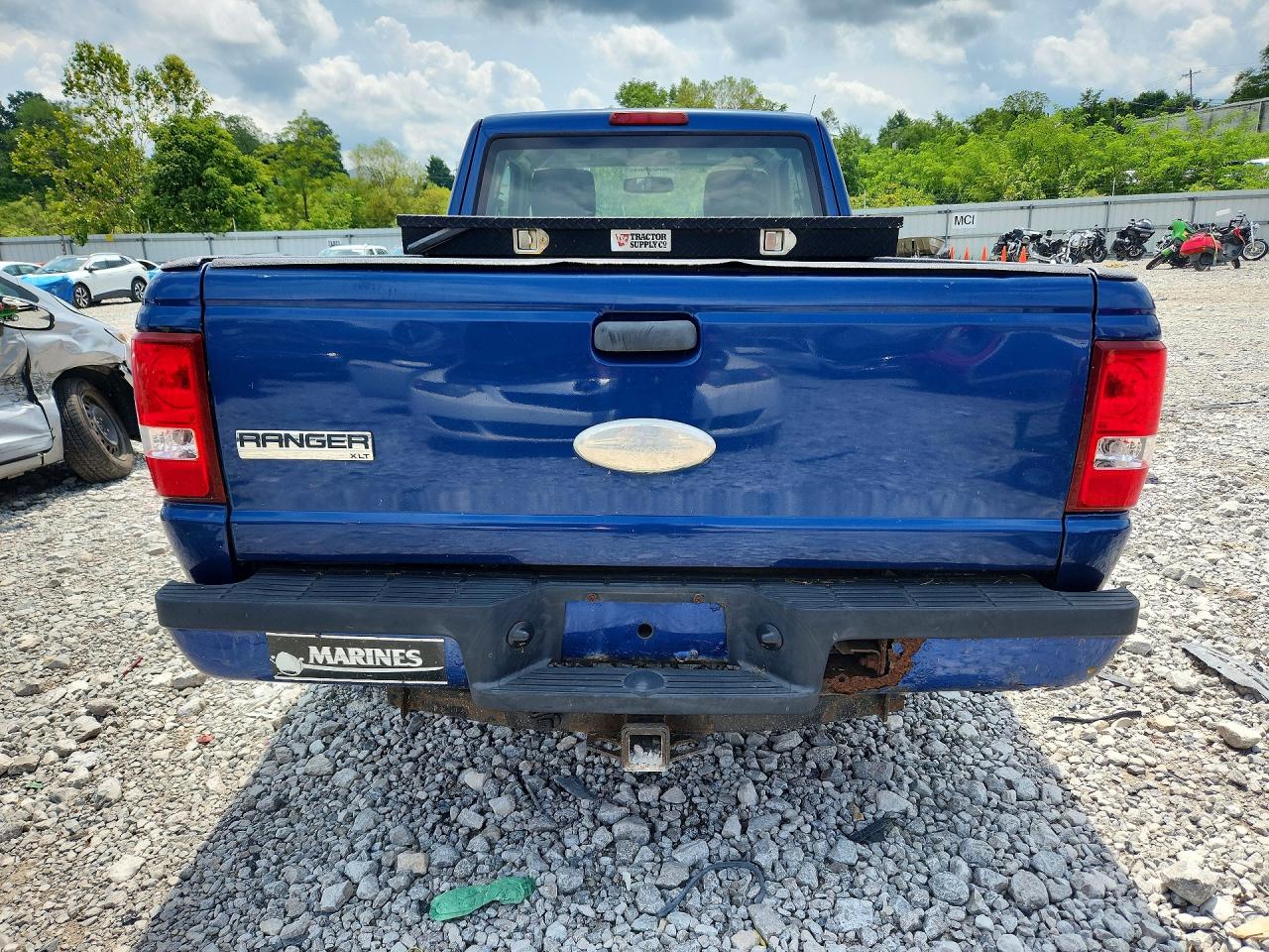 2010 Ford Ranger Super Cab Blue vin: 1FTKR4EE6APA39968