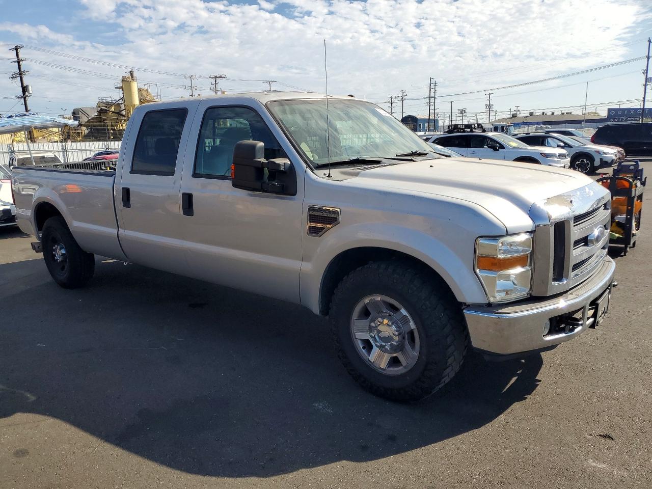 2008 Ford F250 Super Duty Серебряный vin: 1FTSW20R38EC56553