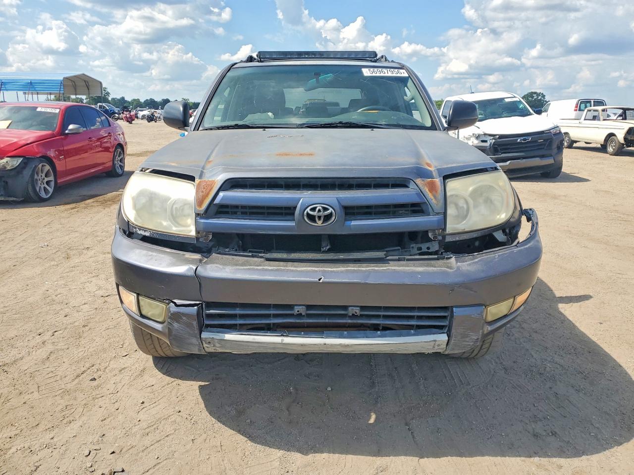 2004 Toyota 4runner Sr5 Серый vin: JTEBU14R240050668