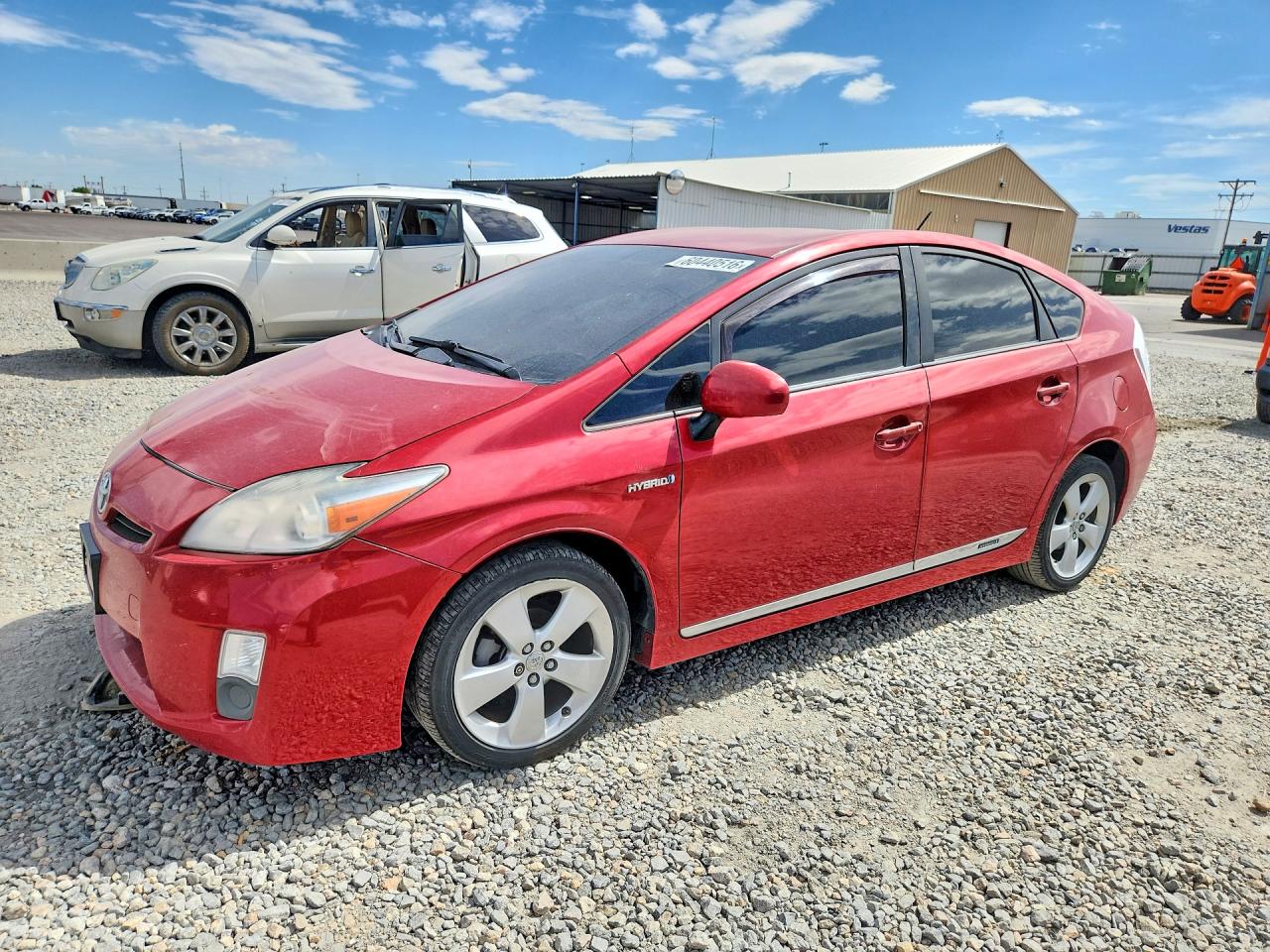 2011 Toyota Prius Four Red vin: JTDKN3DU1B0251914