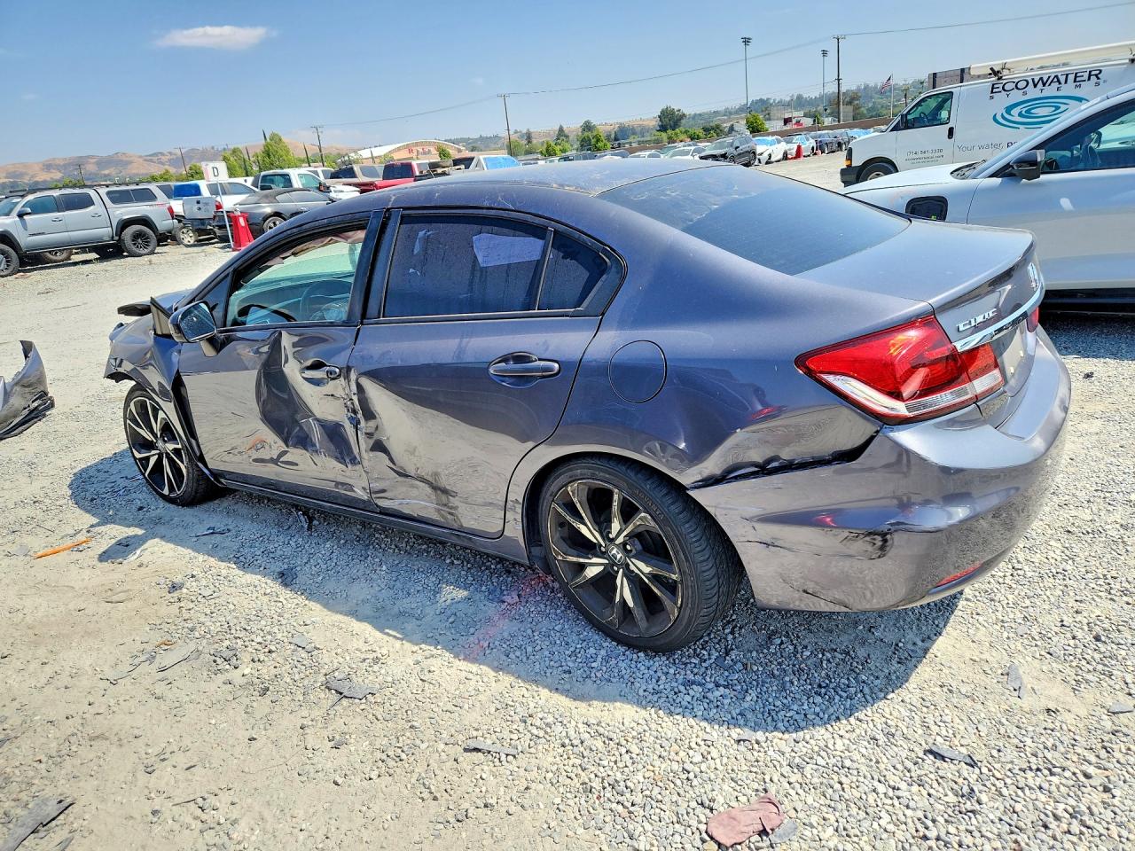 2015 Honda Civic Lx Charcoal vin: 2HGFB2F58FH547851