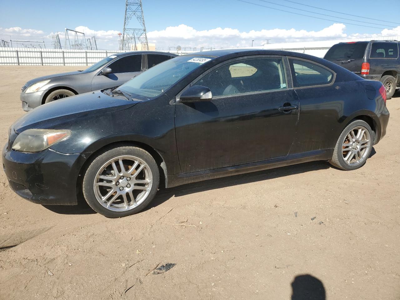 2007 Toyota Scion Tc Black vin: JTKDE177370167757