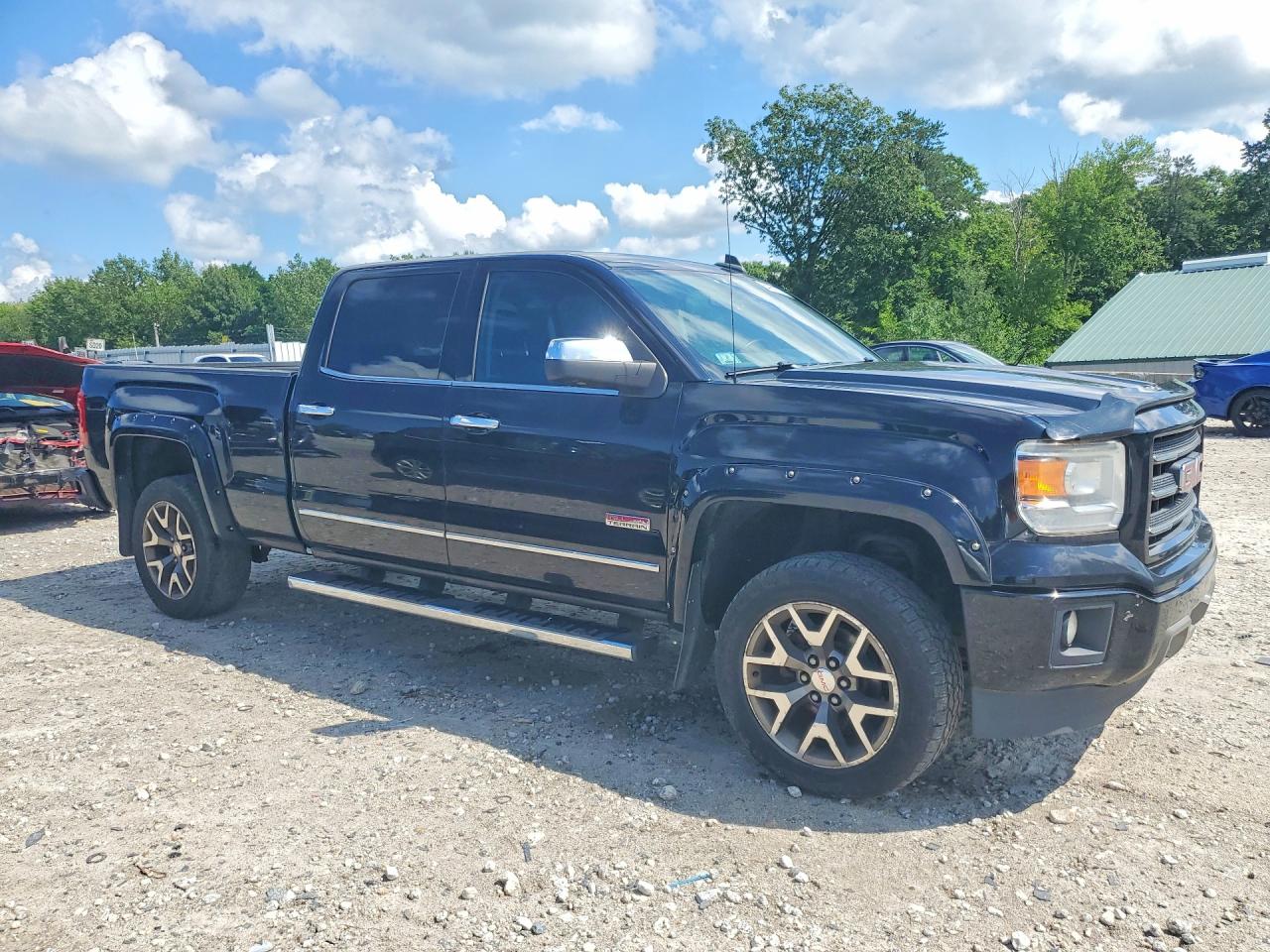 2015 Gmc Sierra K1500 Sle Black vin: 3GTU2UECXFG454458
