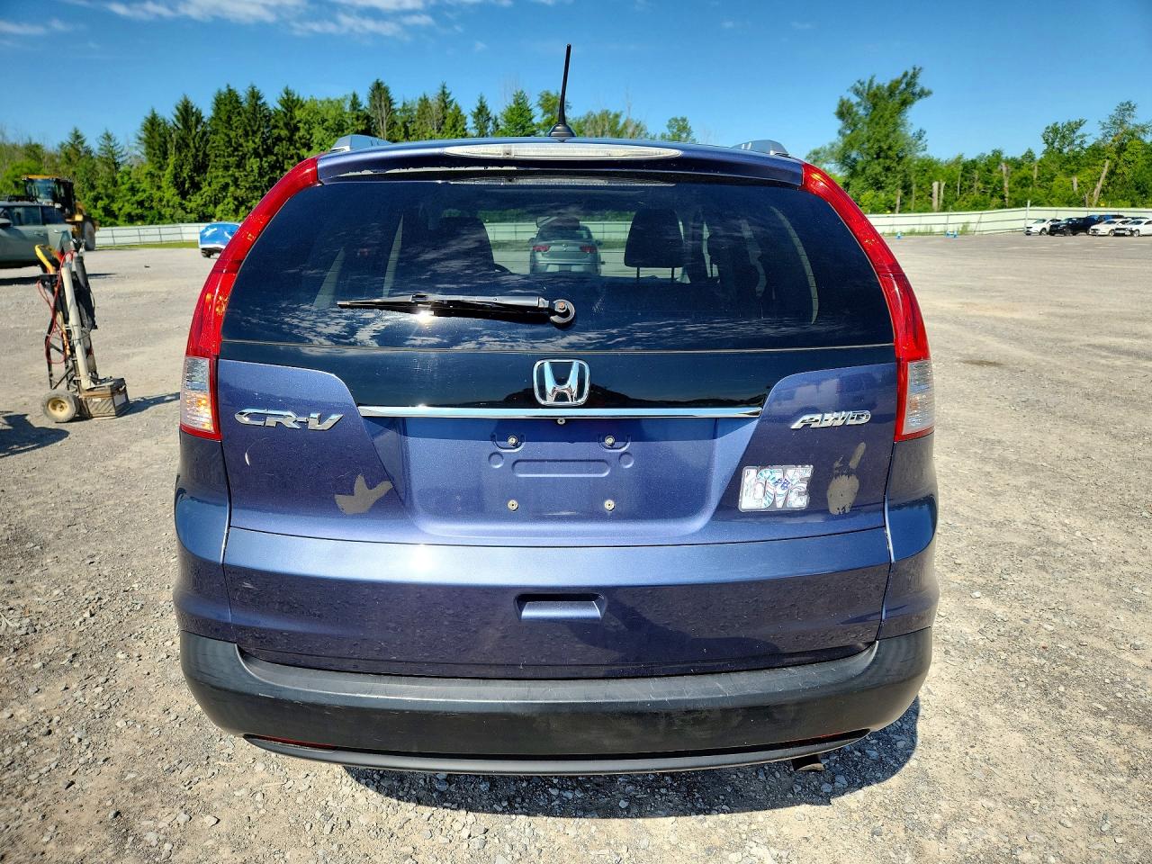 2013 Honda Cr-v Exl Blue vin: 2HKRM4H78DH678122