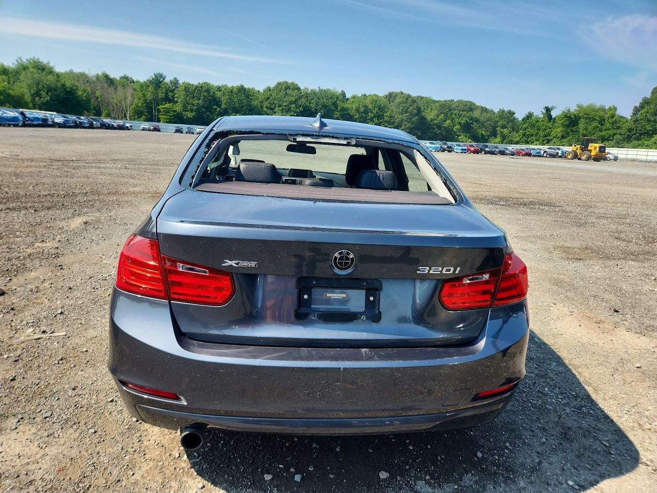 2015 Bmw 320 I Xdrive Gray vin: WBA3C3C59FK202035