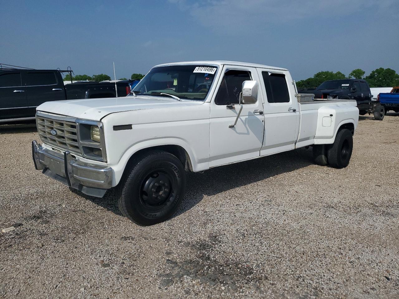 1986 Ford F350 White vin: 2FTJW3515GCB32521
