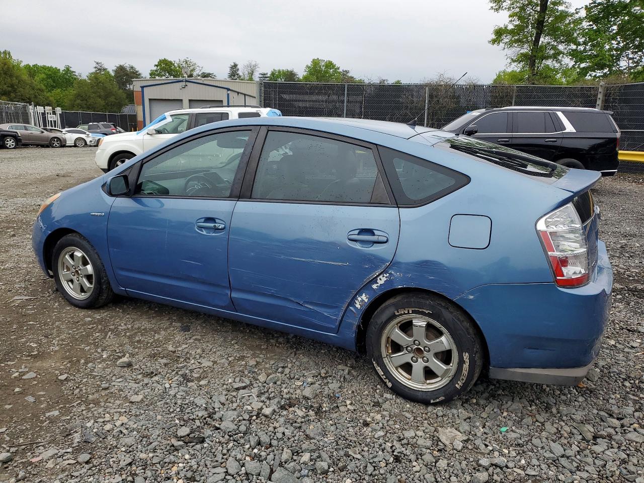 2009 Toyota Prius Base Blue vin: JTDKB20U497828901
