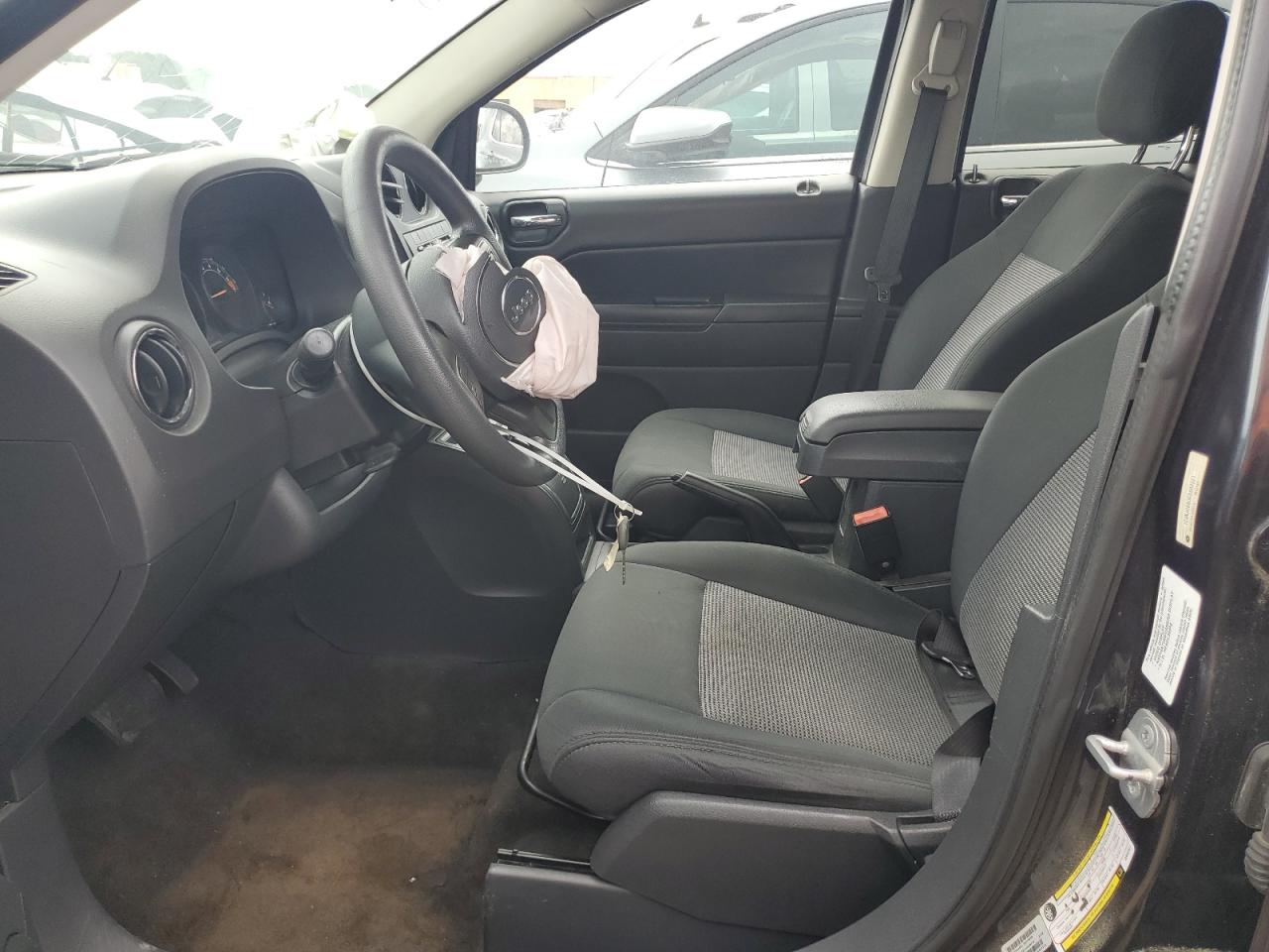 2014 Jeep Compass Sport Gray vin: 1C4NJDBB3ED592521