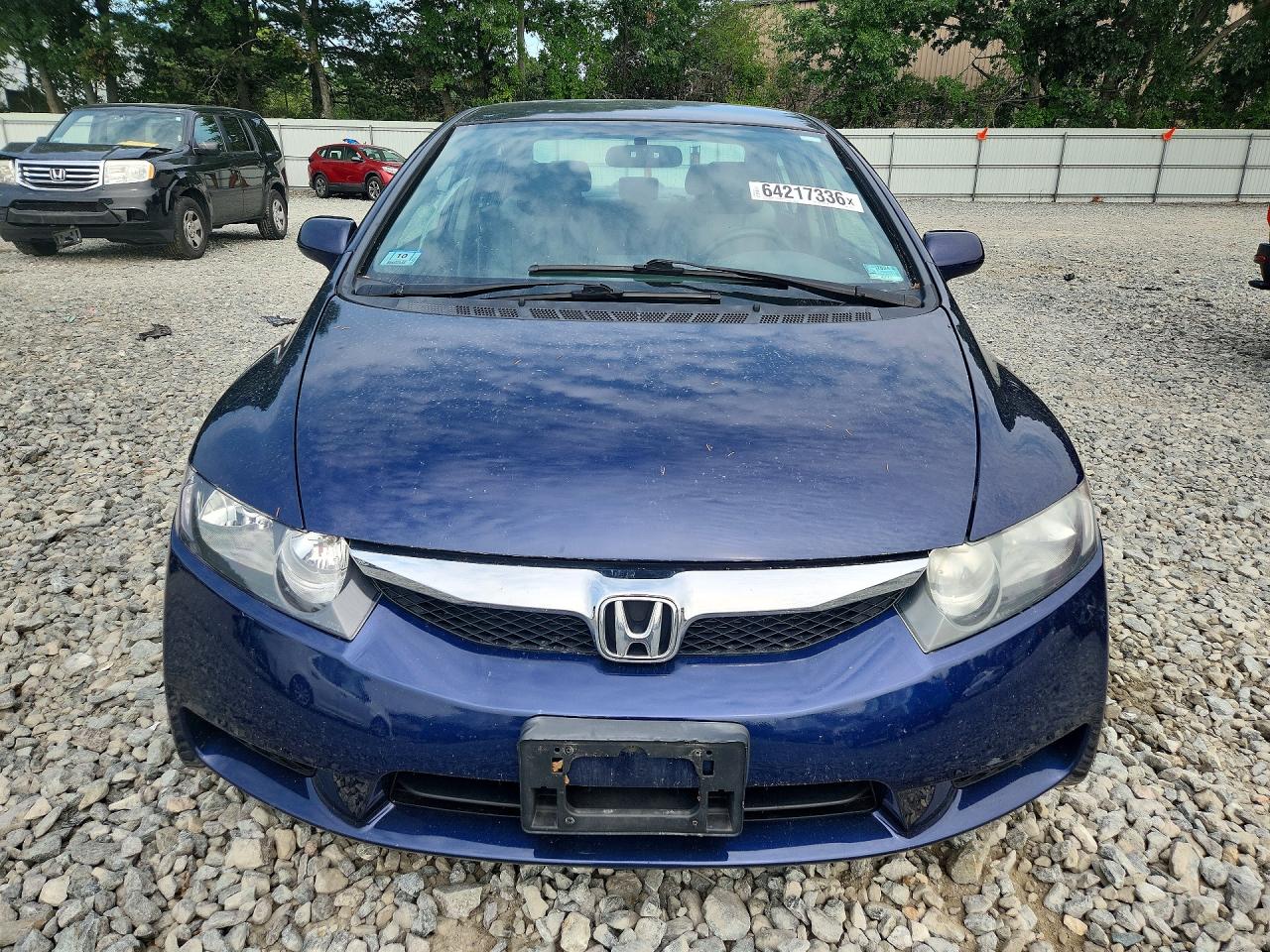 2010 Honda Civic Lx Blue vin: 2HGFA1E59AH551012