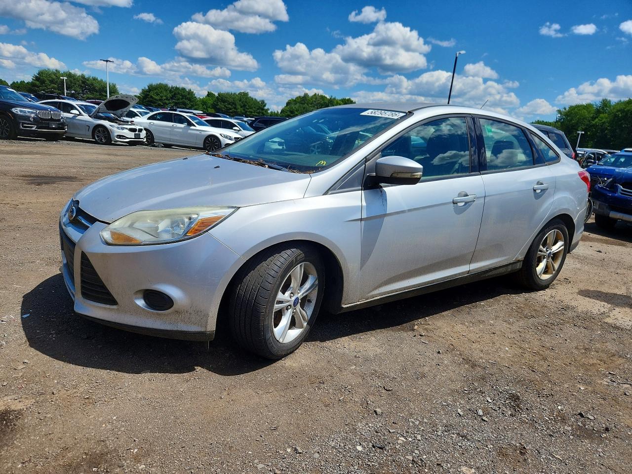 2014 Ford Focus Se Silver vin: 1FADP3F26EL304808