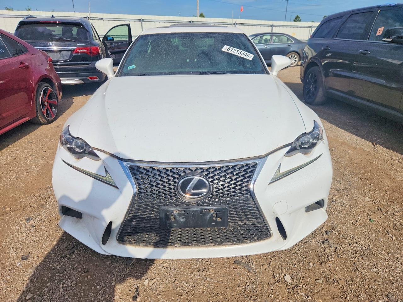 2014 Lexus Is 350 White vin: JTHCE1D24E5003296