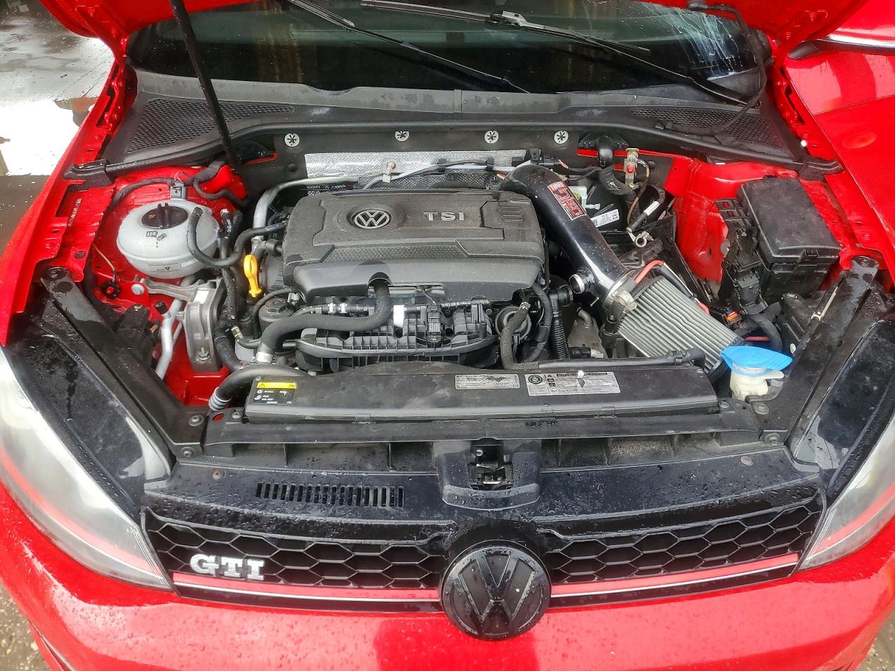 2015 Volkswagen Gti Red vin: 3VW4T7AU1FM014110