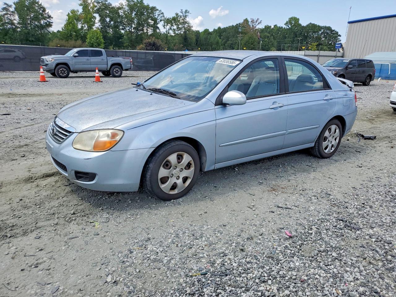 2008 Kia Spectra Lx Blue vin: KNAFE121085497277