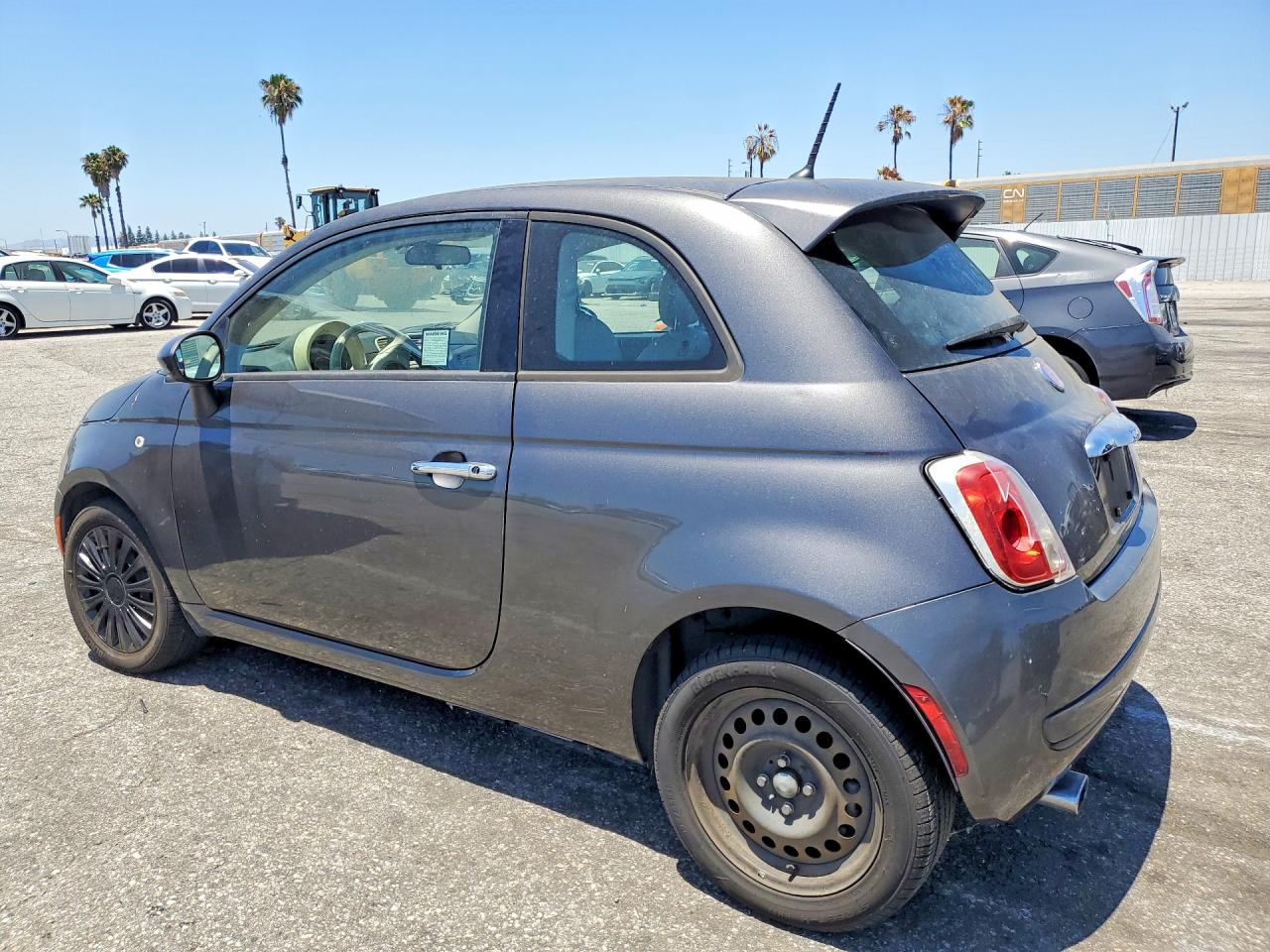 2015 Fiat 500 Pop Серый vin: 3C3CFFAR5FT545610