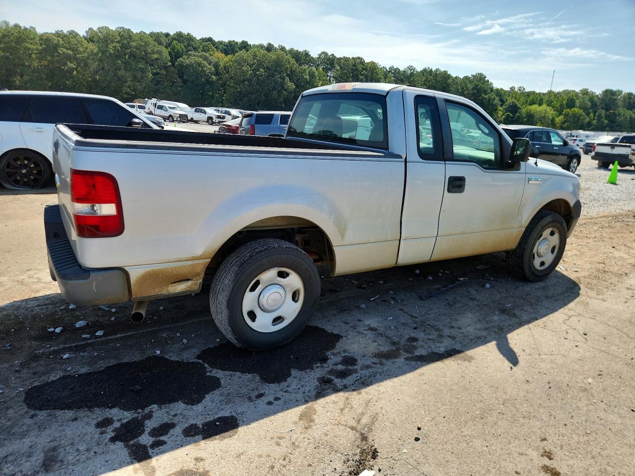 2008 Ford F150 Silver vin: 1FTRF12228KE57399