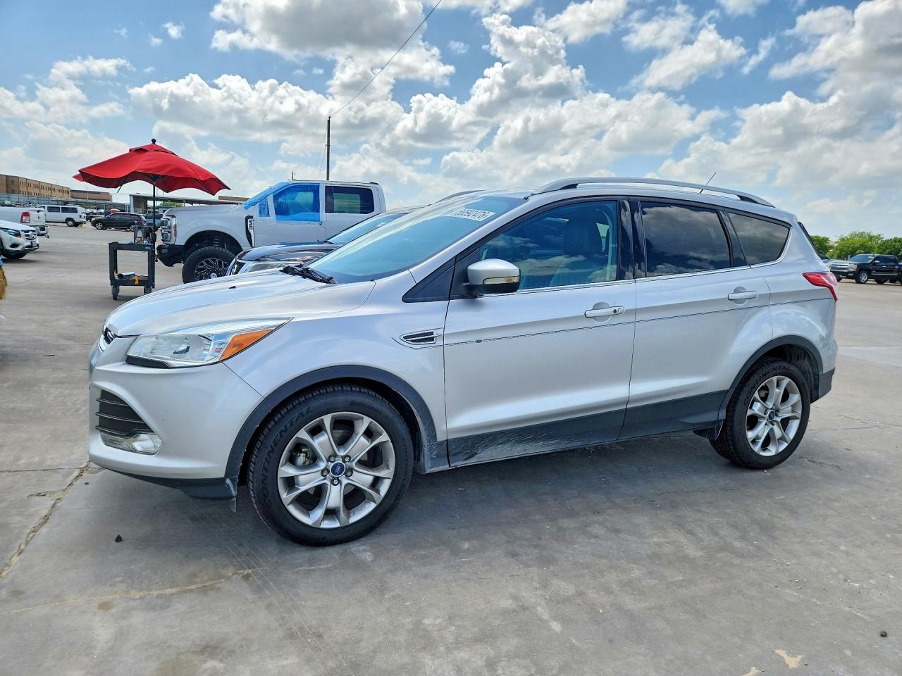 2015 Ford Escape Titanium Silver vin: 1FMCU0JX0FUB93616