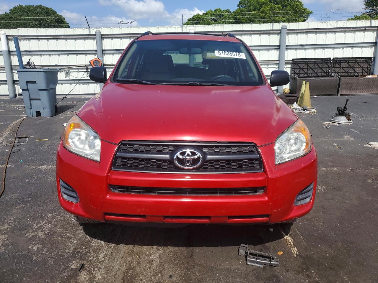 2012 Toyota Rav4 Base Red vin: JTMZF4DV9C5046436