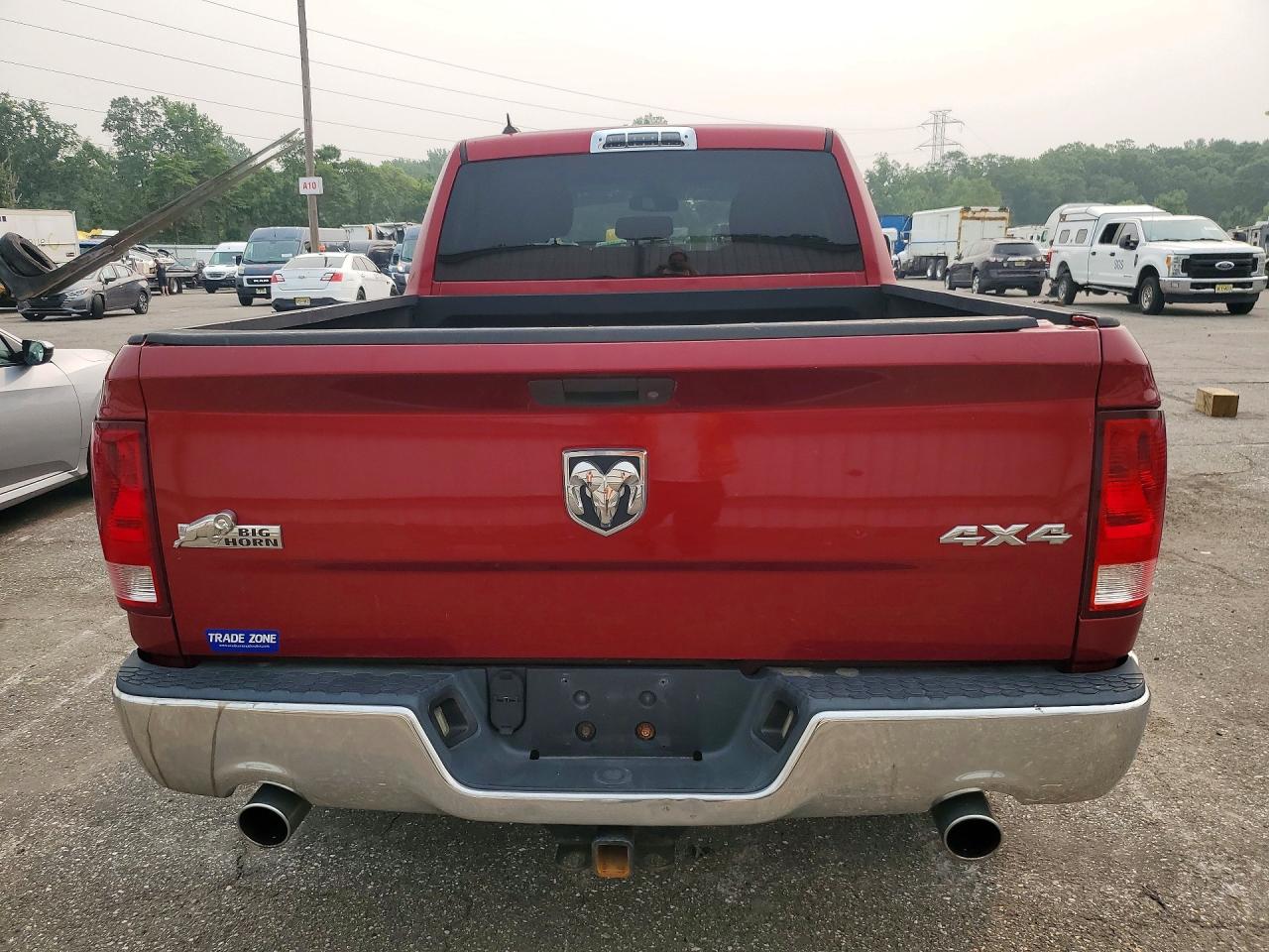 2013 Ram 1500 Slt Burgundy vin: 1C6RR7GT5DS599307