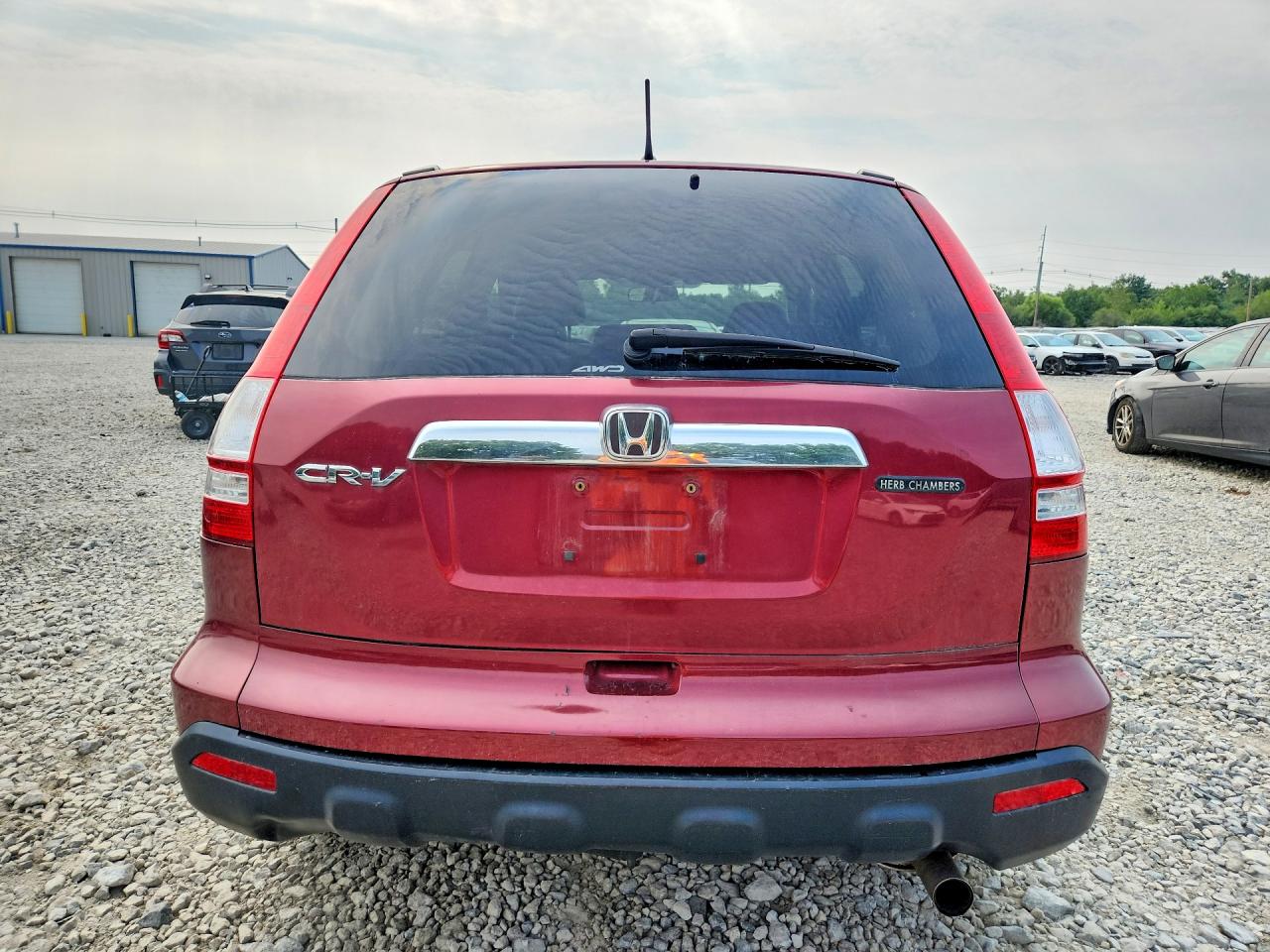 2009 Honda Cr-v Ex Maroon vin: 5J6RE48539L033869